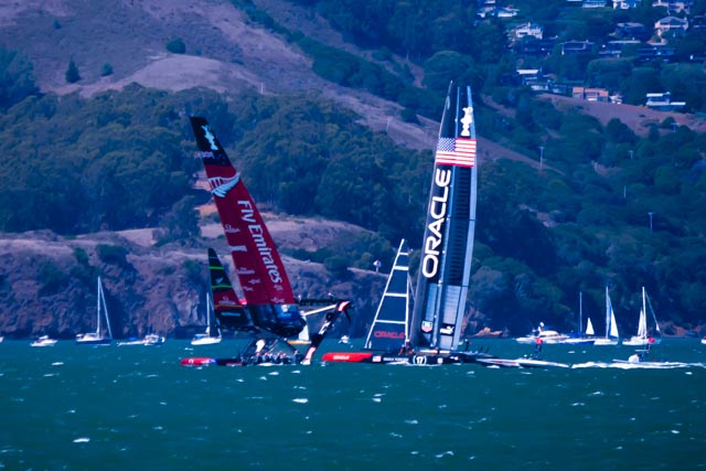 Flying on Water at 34th America’s Cup